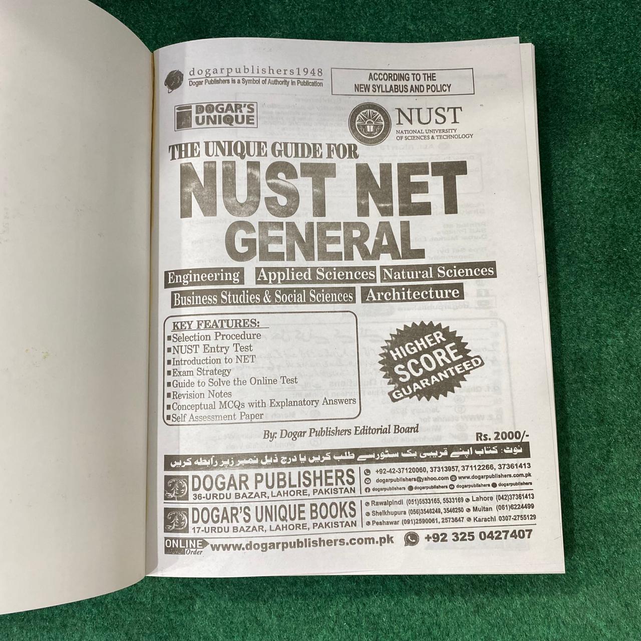 NUST NET General Preparation Guide