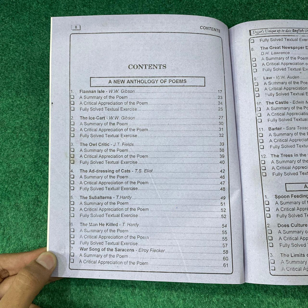 Intermediate English Literature Part 1 (11th Class) – Subjective & Objective Guide