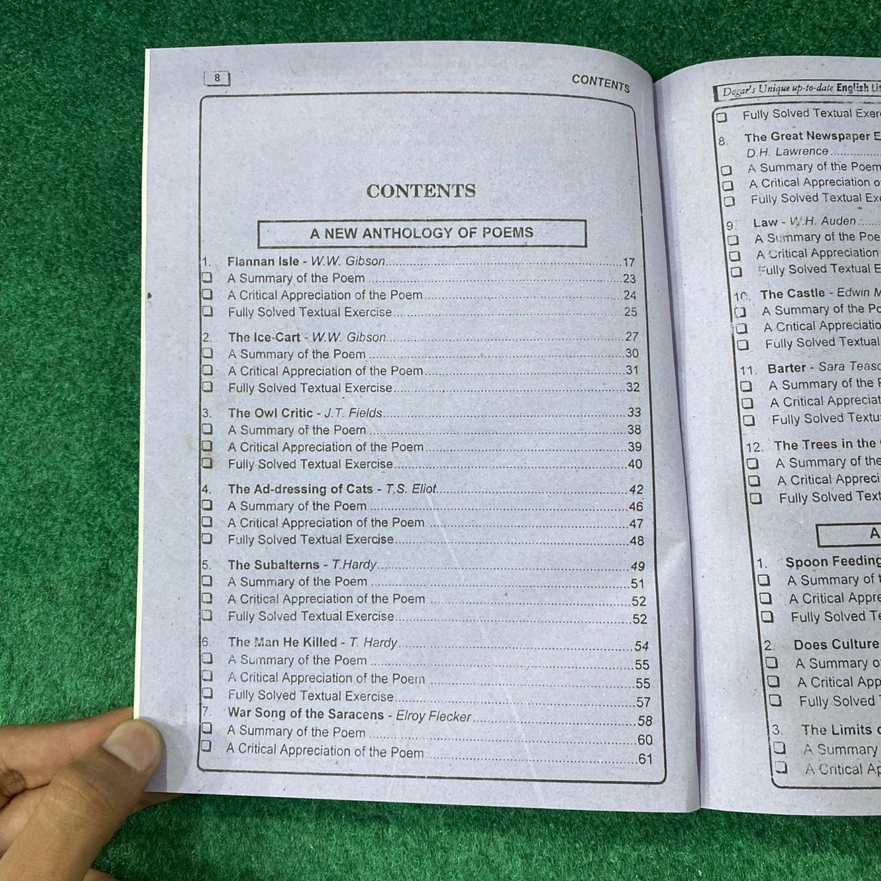 Intermediate English Literature Part 1 (11th Class) – Subjective & Objective Guide
