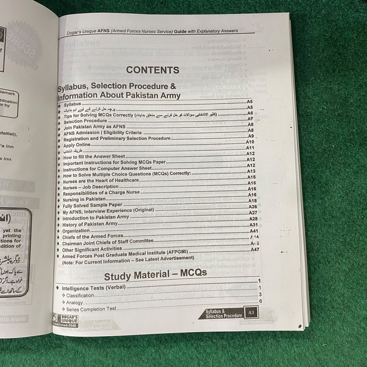 AFNS Entry Test Guide – Armed Forces Nursing Services